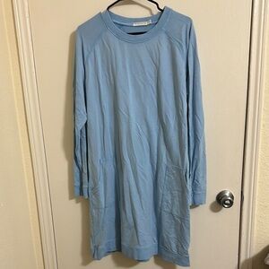EUC Peter Millar Women’s Light Blue Long Sleeve Dress